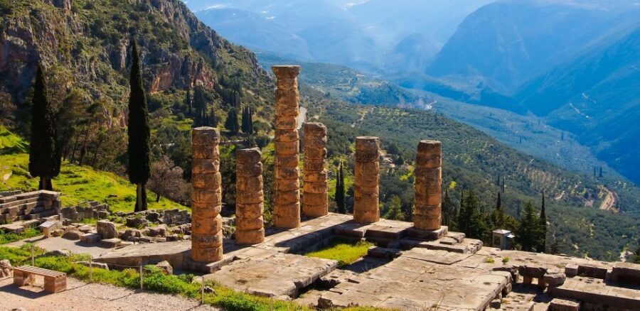 From Athens: Temple of Apollo and Oracle Delphi Day Trip - Temple of Apollo and the Treasuries: where the big monuments live