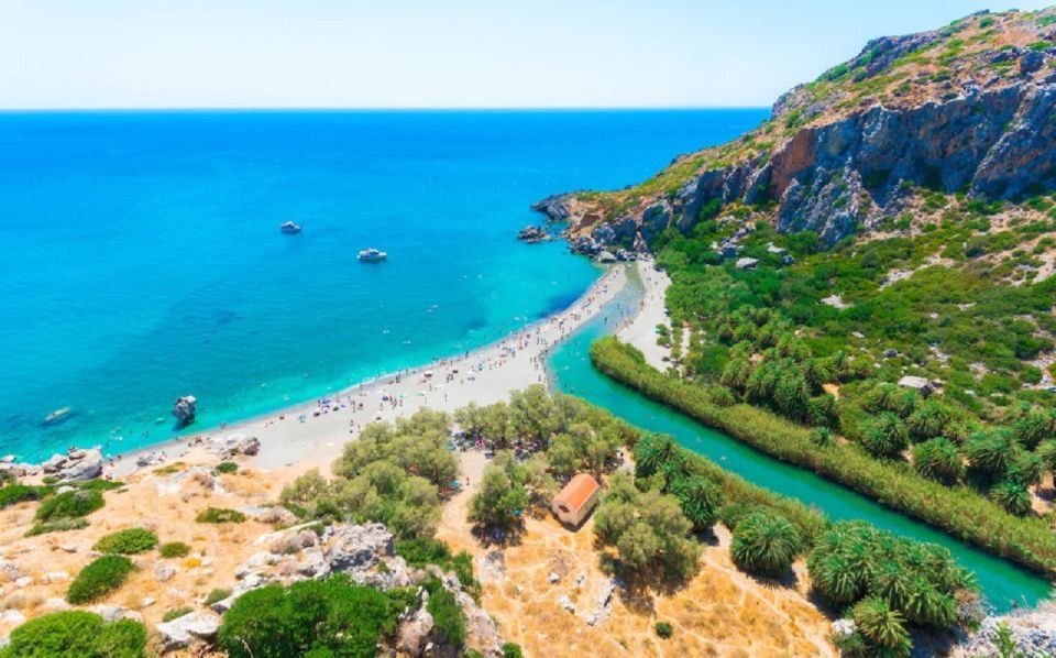 From Chania: Day Trip to Preveli Palm Beach - Damnoni Beach and the short Libyan Sea cruise