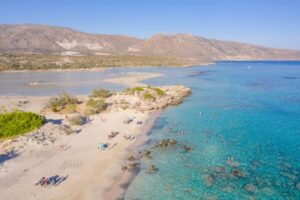 From Chania: Elafonisi Pink Sand Beach Day Trip w/ Elos Stop - Getting picked up and settling into the ride