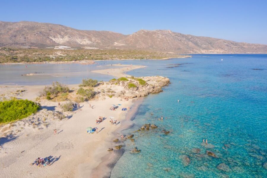 From Chania: Elafonisi Pink Sand Beach Day Trip w/ Elos Stop - Getting picked up and settling into the ride
