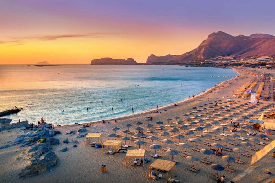 From Chania: Falassarna Sunset Escape! Free Sunbeds ! - Key points before you go