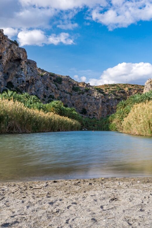 From Chania: Preveli Palm Beach Day Tour - Why Preveli works so well: palms, river pools, and the sea