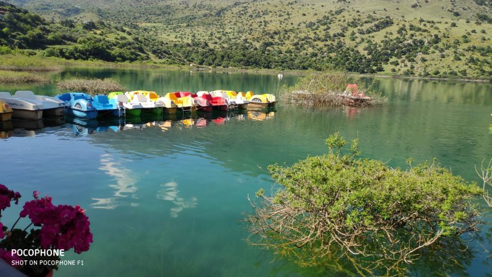 From Chania: Rethymno, Lake Kournas & Olive Oil Tasting Tour - Lake Kournas brings a quieter change of pace