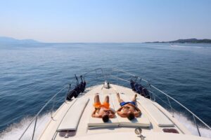 From Corfu: Luxury Yacht Cruise to Sivota and Blue Lagoon - Boat comfort and the crew: where the luxury shows up