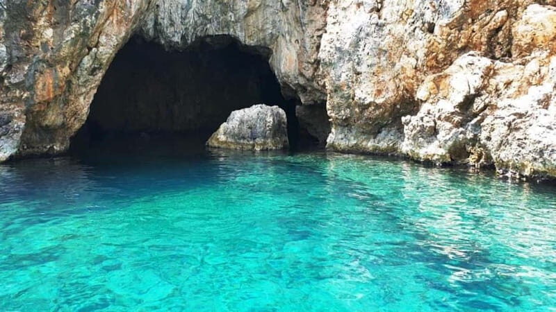 From Corfu Port: Shore Trip with Boat Tour or Beach Time - Boat cruise and cave entry: the 45 minutes that can steal the day