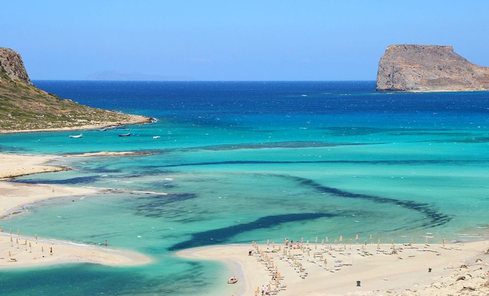 From Crete: Private Day Trip to Balos and Gramvousa Island - Two and a half hours at Balos Lagoon