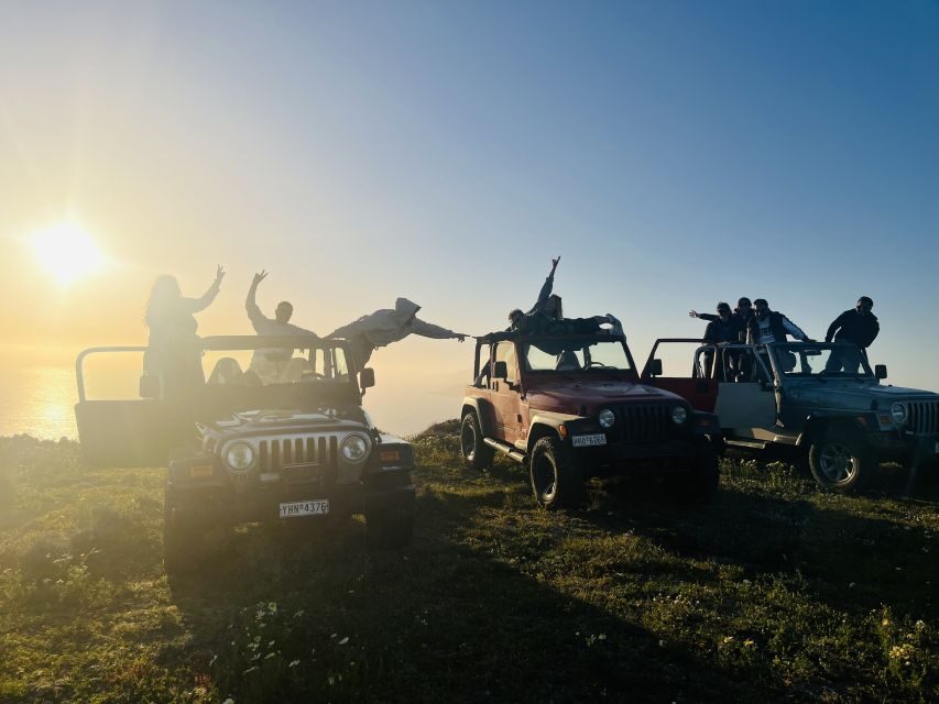 From Fira: Santorini Wrangler Jeep Convoy Tour & Villages - Key highlights you should care about