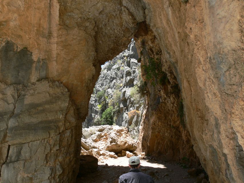 From Heraklion: Imbros Gorge and Libyan Sea Guided Day Trip - The three memorable sections inside the gorge