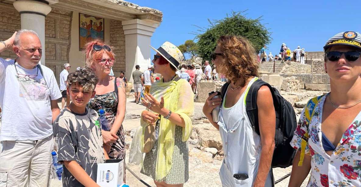 From Heraklion: Knossos Palace Entry Ticket and Private Tour - Entering the Palace with skip-the-line access