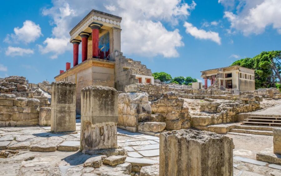From Heraklion: Knossos Palace Guided Tour & Heraklion City - Patsides Village farm tasting: Cretan honey, herbs, and how to judge it