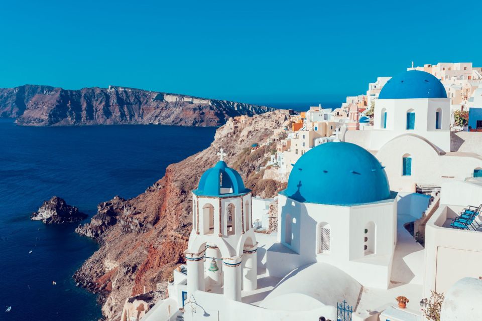 From Heraklion/Rethymno: Santorini Cruise with Pickup - Guide support and the group format