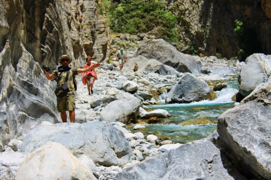 From Heraklion: Samaria Gorge & Agia Roumeli Hiking Day Trip - Inside Samaria Gorge: 16 km of downhill reality and Kri-Kri possibilities