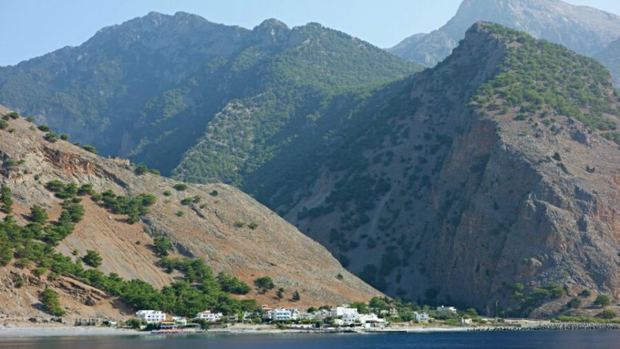 From Heraklion: Samaria Gorge & Agia Roumeli Hiking Day Trip - Boat ride to Chora Sfakion: finishing with a calmer kind of scenery