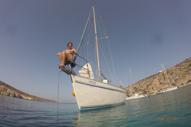 From Heraklion : Small Group 5,5 hours Sailing Trip to Dia Island - What the small yacht setup changes