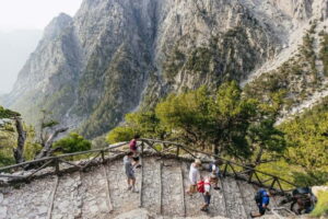 From Heraklion,Agia Pelagia,Malia: Samaria Gorge Guided Trip - From Heraklion and the coast: early pickup and the Omalos start