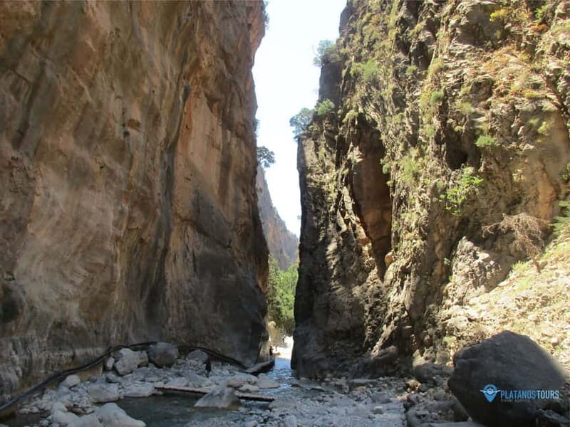 From Heraklion,Agia Pelagia,Malia: Samaria Gorge Guided Trip - The gorge hike: 17 km of challenge with real help when you need it