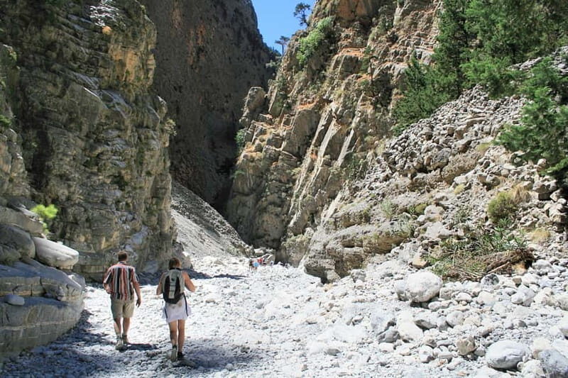From Heraklion,Agia Pelagia,Malia: Samaria Gorge Guided Trip - Agia Roumeli after the hike: swim, snorkel, and a real meal option