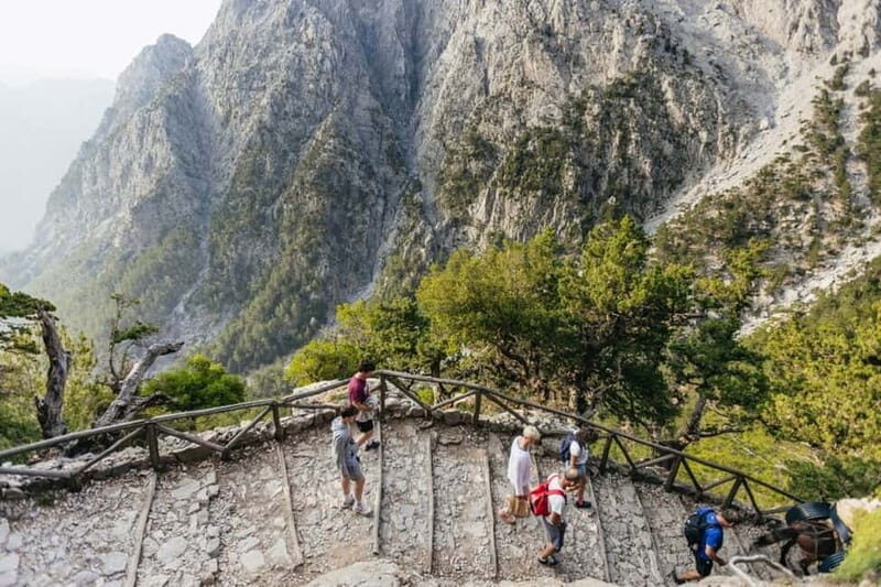 From Heraklion,Agia Pelagia,Malia: Samaria Gorge Guided Trip - From Heraklion and the coast: early pickup and the Omalos start