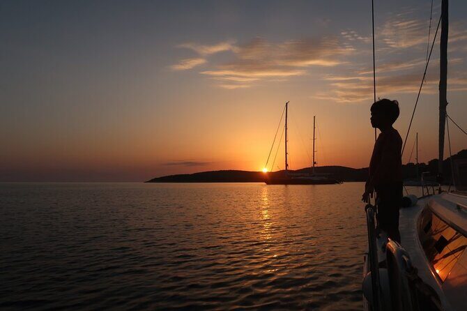From Heraklion:Small group 5,5h Sunset Sailing trip to Dia Island - Dia Island snorkeling: clear water you can actually see through