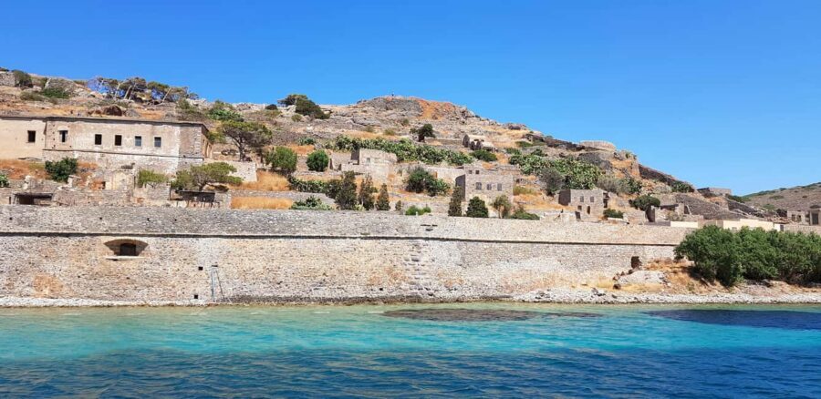 From Heraklion:Spinalonga ,Elounda & Ag. Nikolaos with Lunch - Spinalonga Island: Venetian walls, leper-colony ruins, and photo pressure