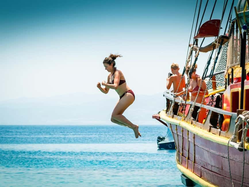 From Hersonissos: Half-Day Pirate Boat Trip with Lunch - Key things to know before you go
