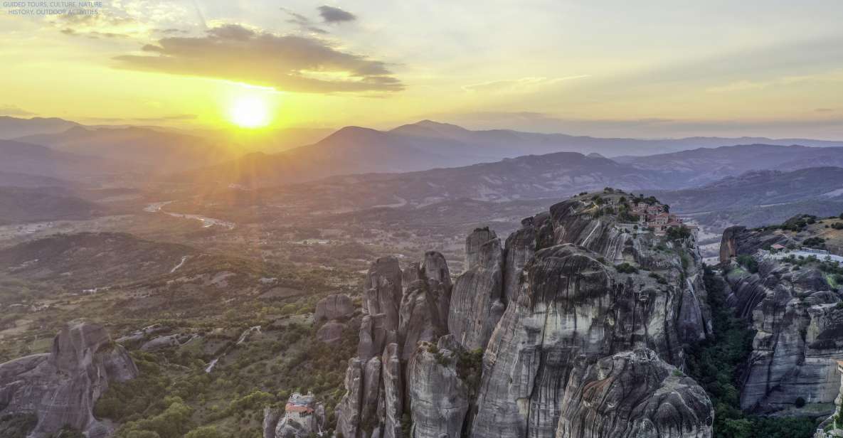 From Ioannina sunset tour to Meteora rocks & Monasteries - Leaving Mavili Square for Kalabaka