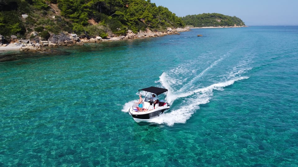 From Kassandra: Explore Chalkidiki by Boat with Soft Drinks - Leaving Nea Fokea for a four-hour coastal outing