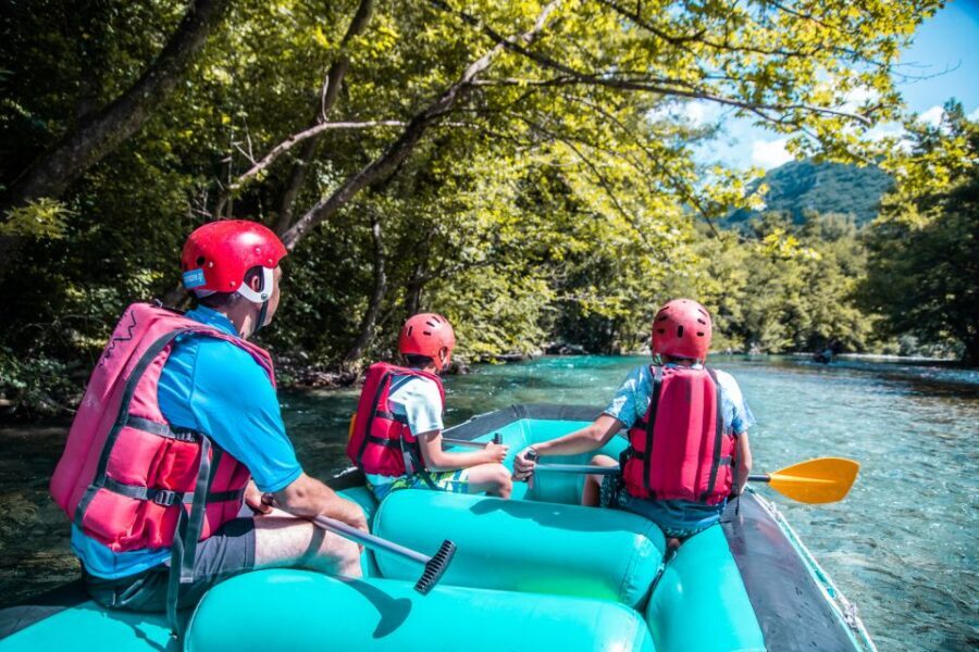 From Kleidonia: Voidomatis River Rafting Adventure - From Hotel Faraggi to the Old Kleidonia Area