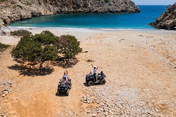 From Kolymbari: Ancient Diktyna & Hidden Beach Quad Safari - Ancient Diktyna Sanctuary: ruins plus serious coastal views
