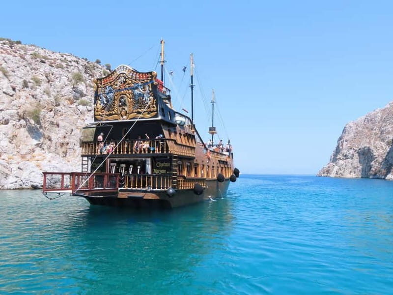 From Kos:A full day cruise in the newest luxury vessel! - Pserimos Island: 45 minutes of island time and beachy water
