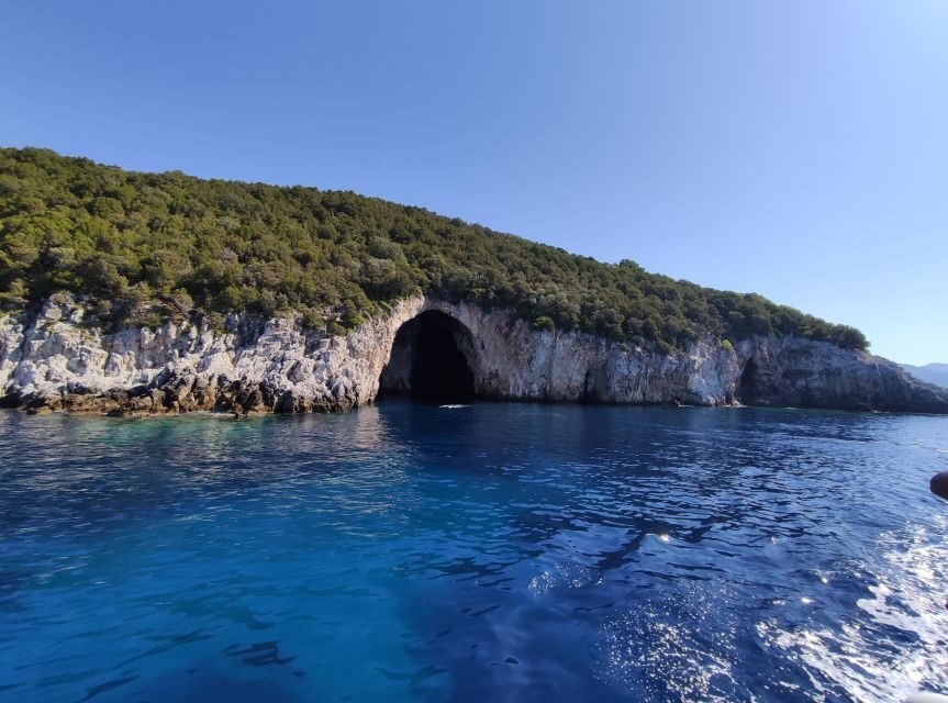From Lefkimmi: Blue Lagoon and Syvota Village Cruise - Blue Lagoon and Bella Vraka: Crystal Water, Free Time, and Snorkel Reality