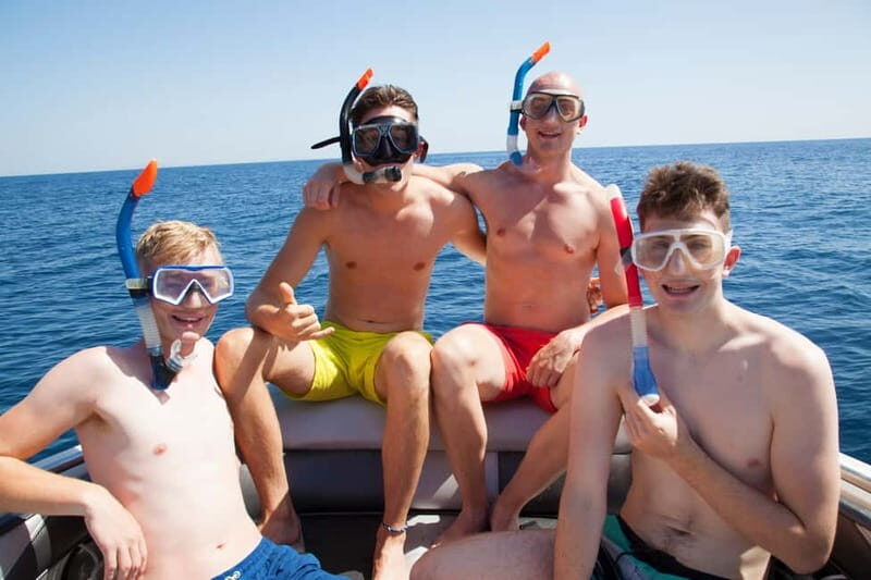 From Milopotas: Ios Island Scenic Snorkeling Cruise - Koumbara beach and sea cave time: choose your own level of brave