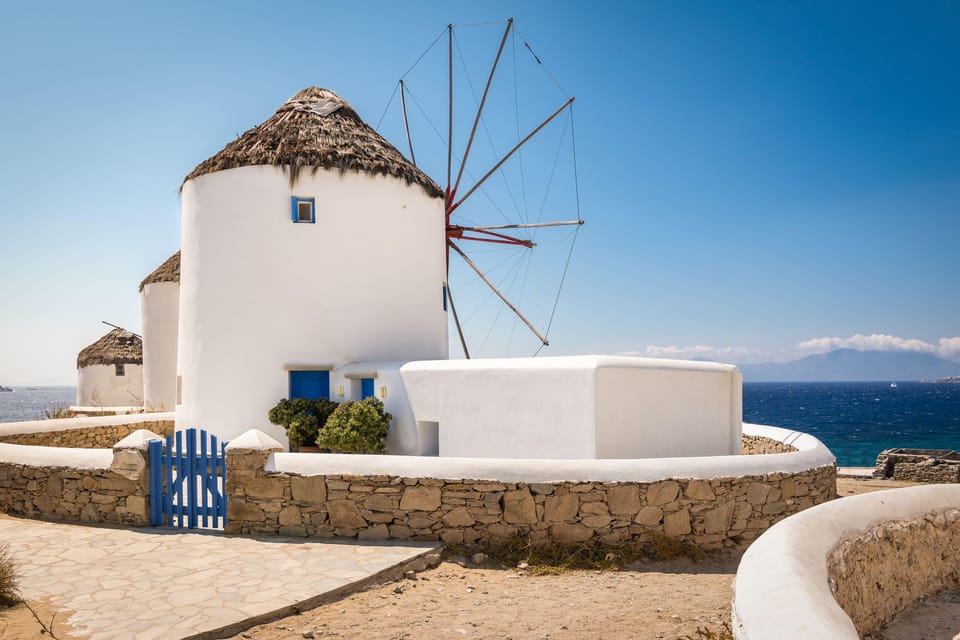 From Mykonos Cruise Port: Old Town Visit and Beach Getaway - Returning to the Old Port for town time