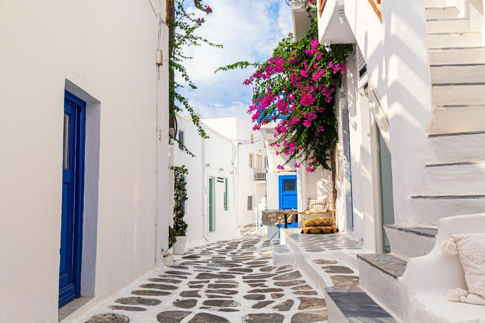 From Mykonos Cruise Port: Old Town Visit and Beach Getaway - Walking the Windmills, Little Venice, and Paraportiani