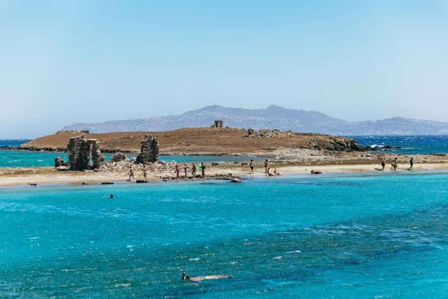 From Mykonos: Cruise to Delos and Rhenia with Lunch - The on-board BBQ lunch: where the value shows up