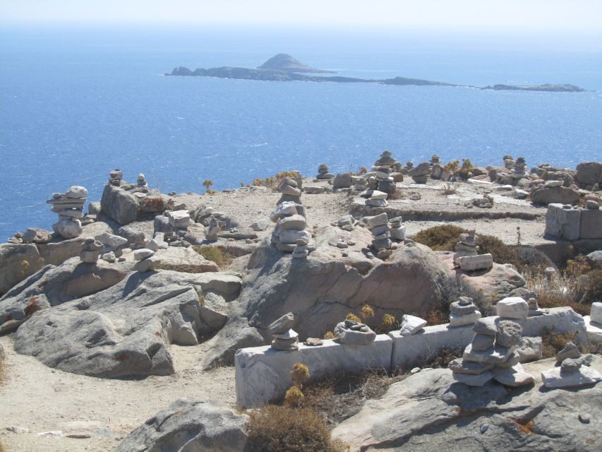 From Naxos: Delos and Mykonos Full-Day Boat Trip - Delos walking rules: heat, no swimming, and smart gear