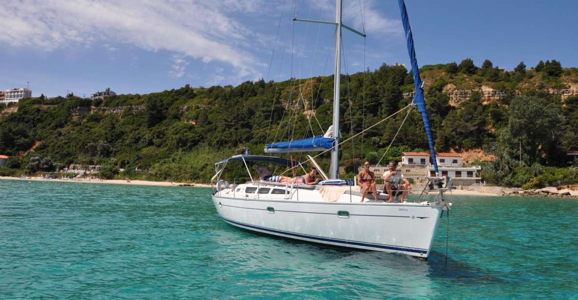 From Nea Fokea: Chalkidiki 6-Hour Cruise by Sailing Boat - Afytos: Your First Swim in Clear Water