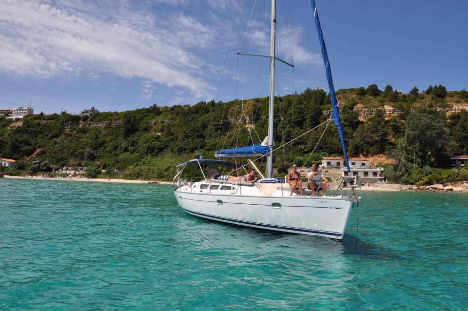 From Nea Fokea: Chalkidiki 6-Hour Cruise by Sailing Boat - What the $89 Price Really Covers