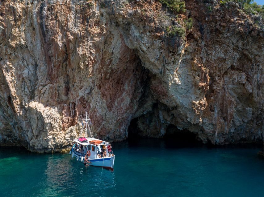 From Nidri: Marine Wildlife Cruise with Lunch and Swim Stops - Underwater caves: the part most people remember, and why