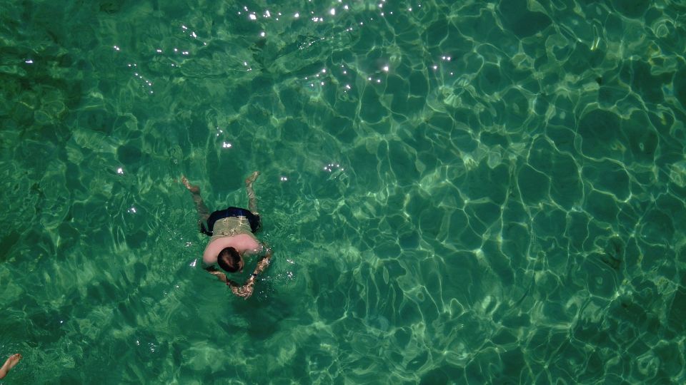 From Ouranoupoli: Blue Lagoon Two Island Cruise - Swimming near uninhabited Diaporos Island