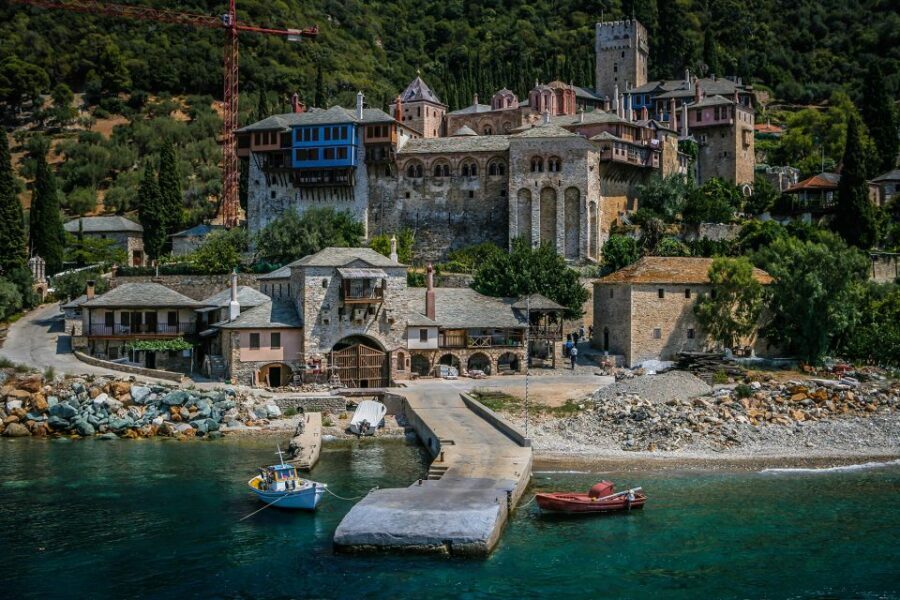 From Ouranoupolis: Cruise to Mount Athos Monasteries - Seats, Shade, and Deck Comfort on a Windy Trip