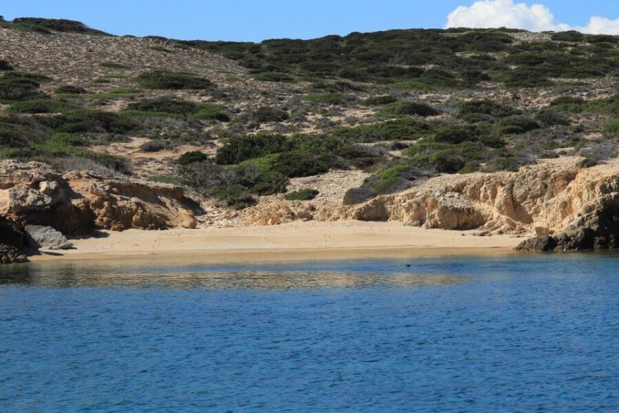 From Paros: Antiparos and Despotiko Full-Day Swim Cruise - Meeting in Paroikia: finding the Meraki or Maria fast