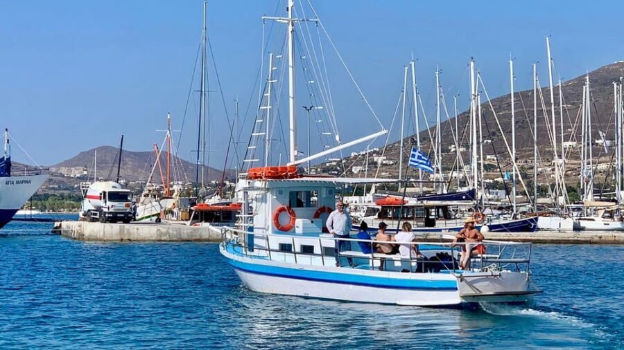 From Paros: Crab Island and Salt Lake Antiparos Boat Trip - Gear and refreshment: the small stuff that saves your day
