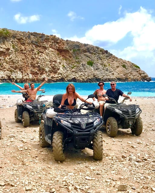 From Platanias: Quad safari with Hotel transfer - Key points at a glance