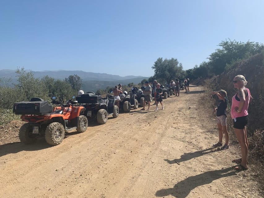 From Platanias: Quad safari with Hotel transfer - Forty-five minutes of rising mountain views