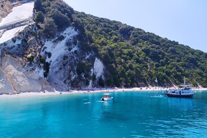 From Poros:Ithaca Cruise from Kefalonia to Gidaki Beach and Vathy - Frikes, a Smaller Port with Waterside Cafés