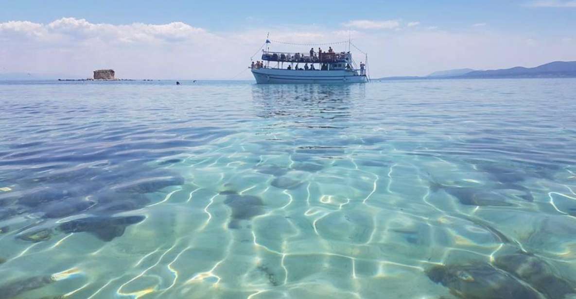 From Pretra or Molyvos: Lesvos Cruise with BBQ - Greek music and the ride back to Molyvos