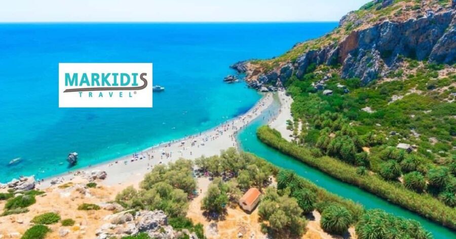 From Rethymno: Kourtaliotiko, Preveli Palm Beach, & Damnoni - Back to Damnoni for a second beach block (snacks, lunch, and slow time)