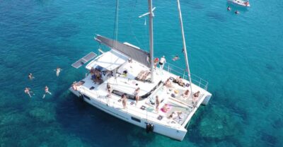 From Rhodes: Private Catamaran Cruise All Inclusive - Leaving Rhodes for the east coast