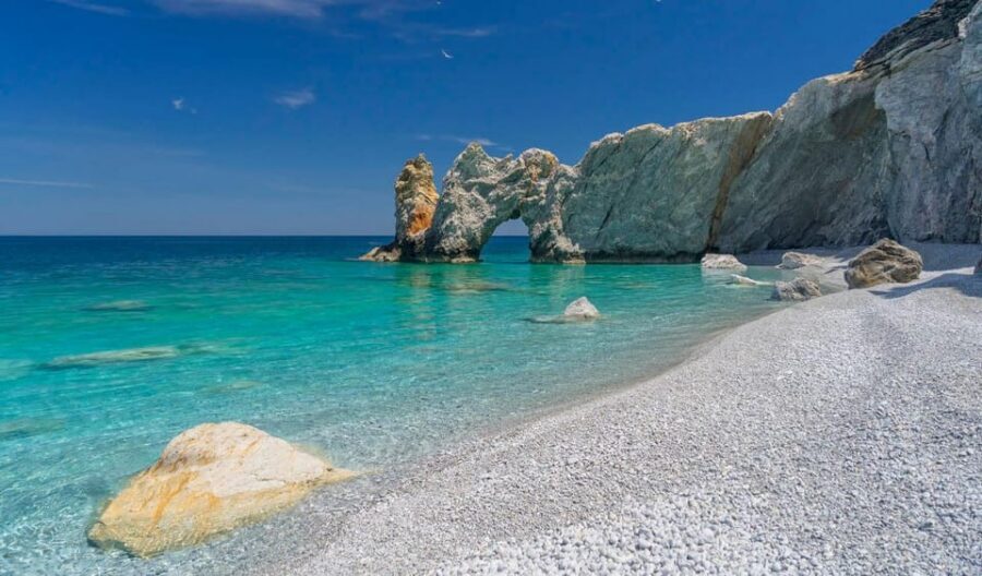 From Skiathos:Skopelos & Alonissos Boat Trip with Highlights - Agios Nikolaos from Skiathos Old Port: the lively start